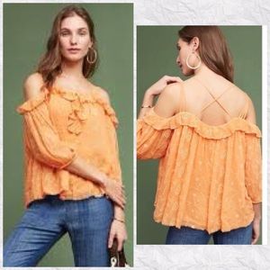 Anthropologie Floreat Maryana‎ Eyelet Trapeze Top